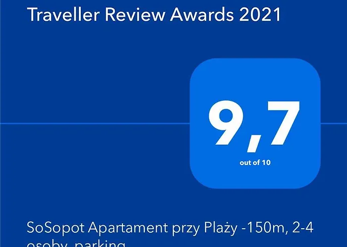 Sosopot Przy Plazy -150m, 2-4 Osoby, Parking *